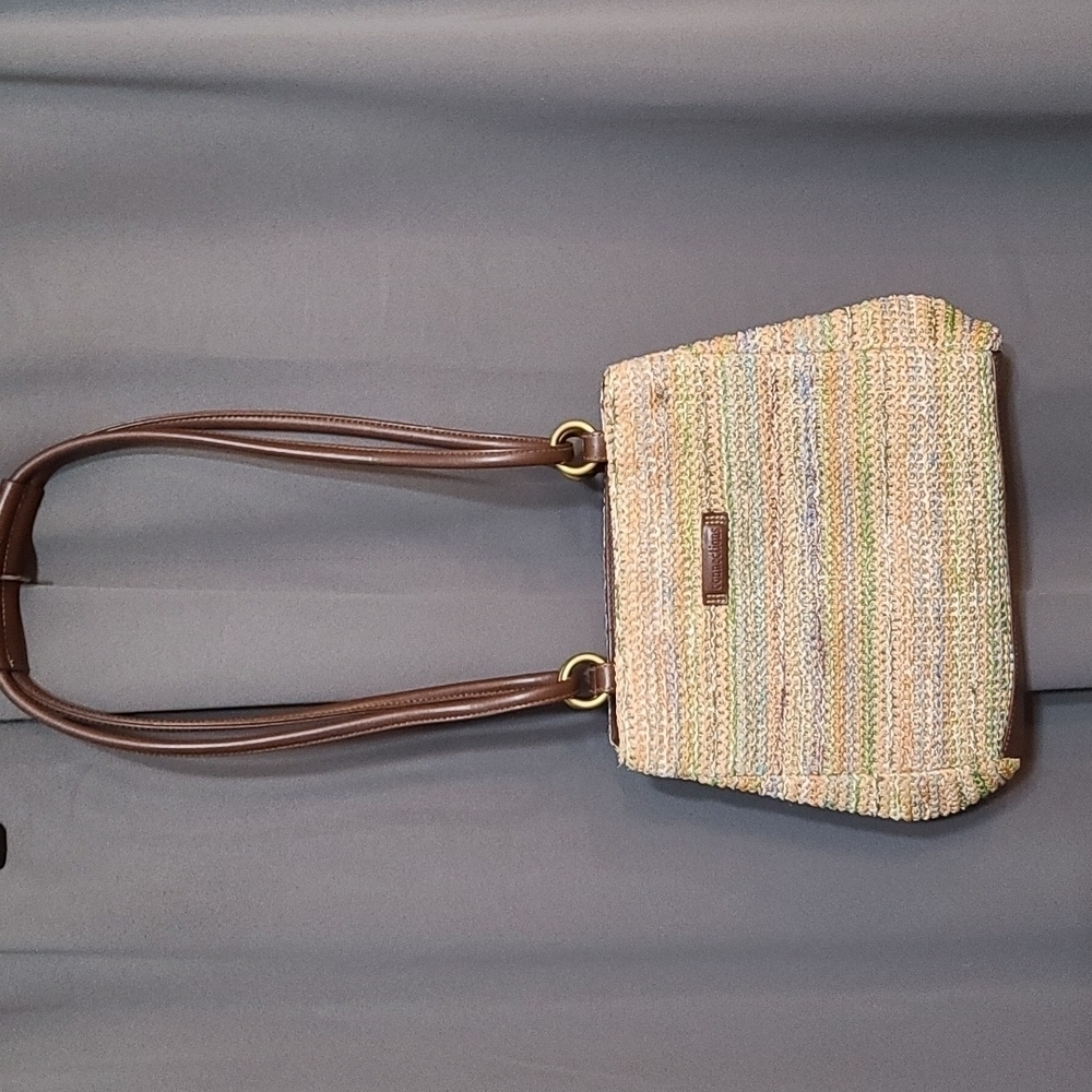 Connections woven purse 8"x9"